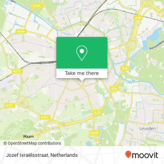 Jozef Israëlsstraat map