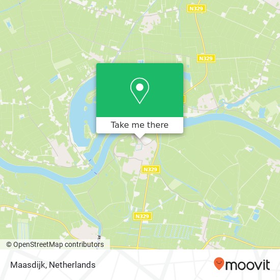 Maasdijk map