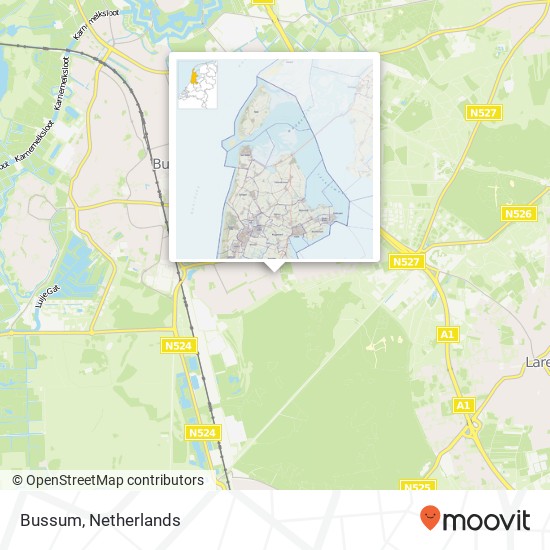 Bussum map