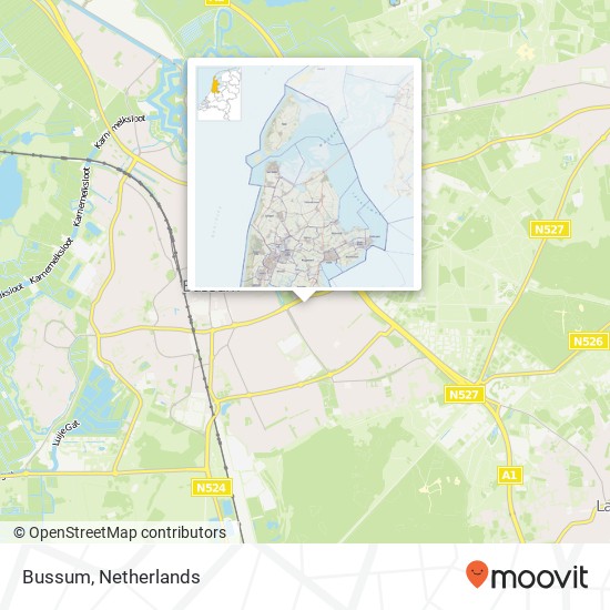 Bussum map