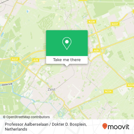 Professor Aalberselaan / Dokter D. Bosplein map