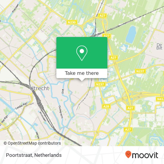 Poortstraat map