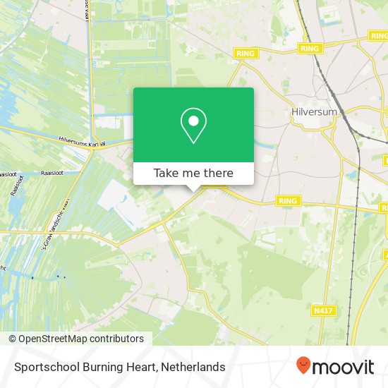 Sportschool Burning Heart Karte