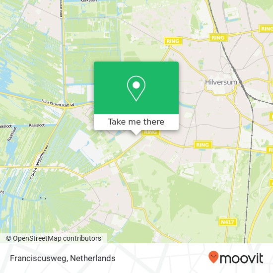 Franciscusweg map