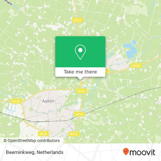 Beerninkweg map