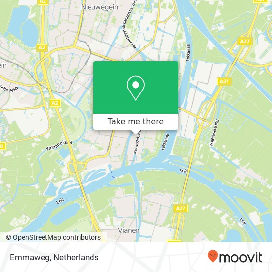 Emmaweg map