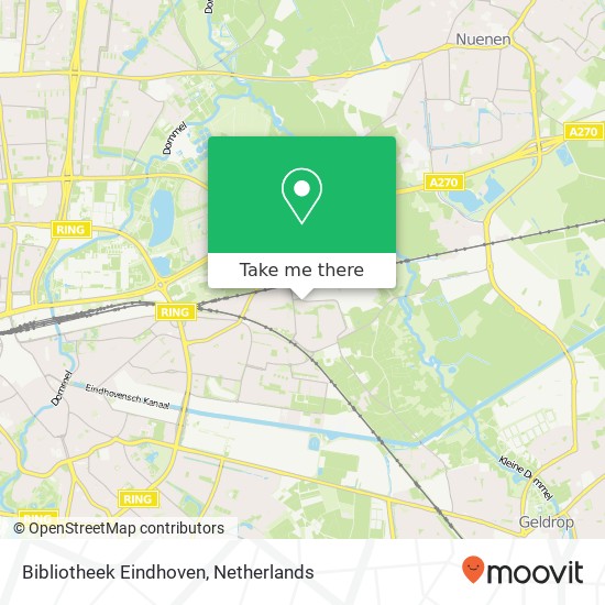 Bibliotheek Eindhoven map