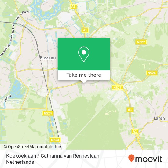 Koekoeklaan / Catharina van Renneslaan map