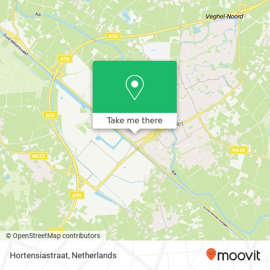 Hortensiastraat map