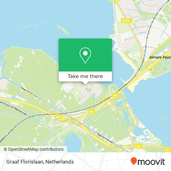 Graaf Florislaan map