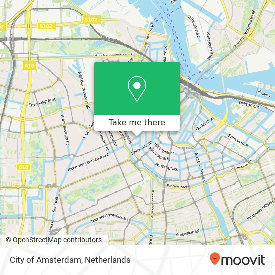 City of Amsterdam map