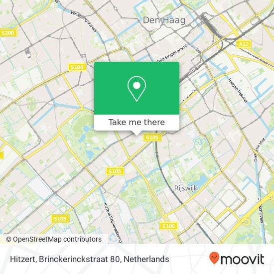 Hitzert, Brinckerinckstraat 80 map