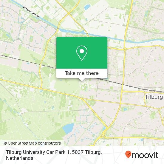 Tilburg University Car Park 1, 5037 Tilburg map