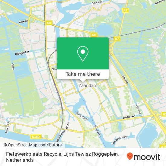 Fietswerkplaats Recycle, Lijns Tewisz Roggeplein map