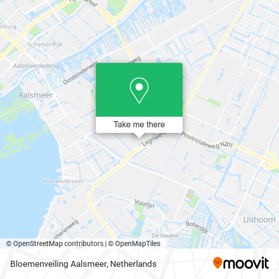 Bloemenveiling Aalsmeer Karte