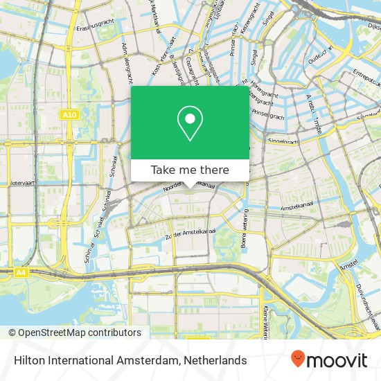 Hilton International Amsterdam, Apollolaan 138 map