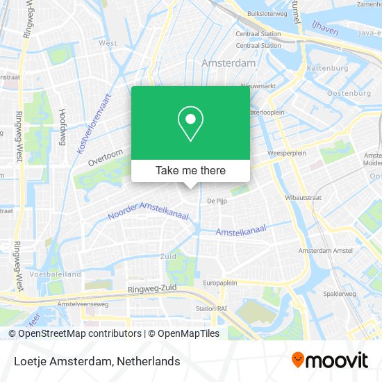 Loetje Amsterdam map