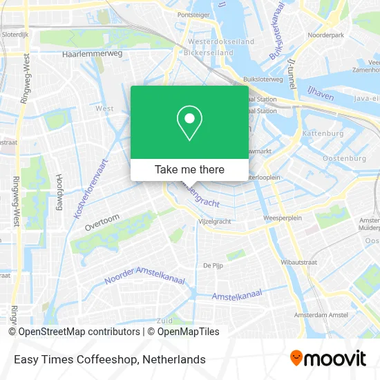Easy Times Coffeeshop map