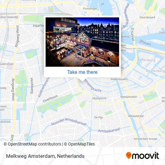 Melkweg Amsterdam map