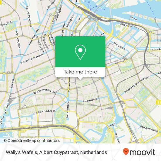 Wally's Wafels, Albert Cuypstraat Karte