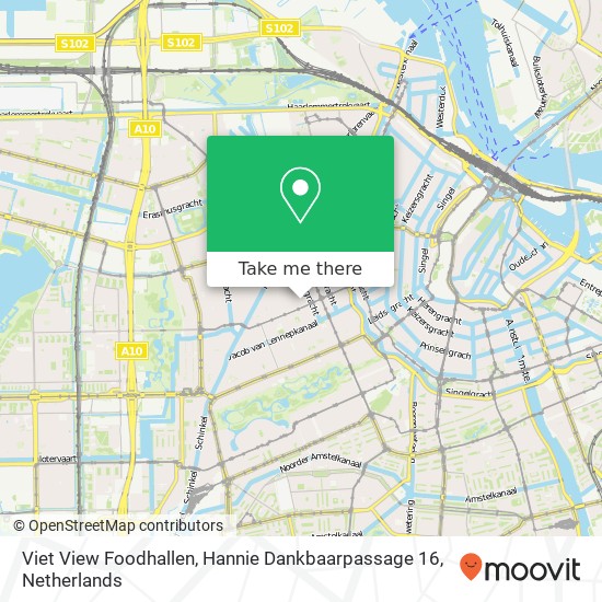 Viet View Foodhallen, Hannie Dankbaarpassage 16 Karte