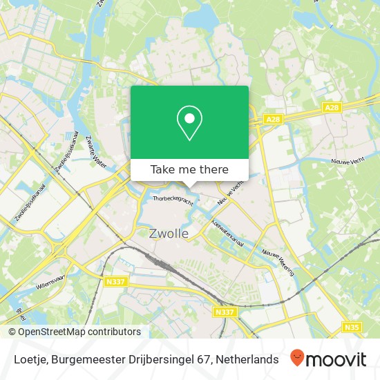 Loetje, Burgemeester Drijbersingel 67 Karte