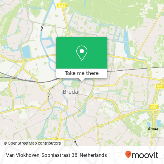 Van Vlokhoven, Sophiastraat 38 map