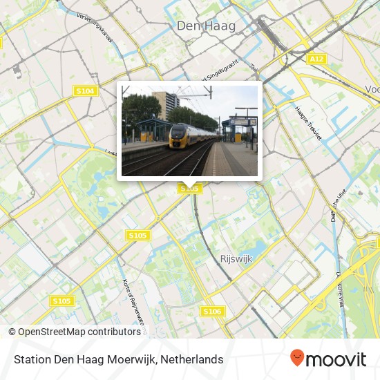 Station Den Haag Moerwijk Karte