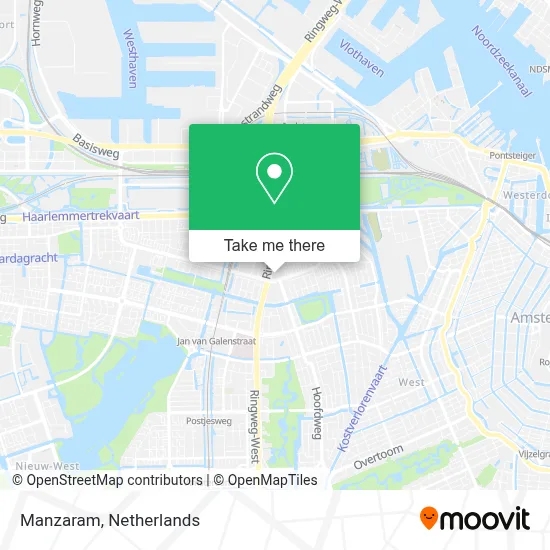 Manzaram map