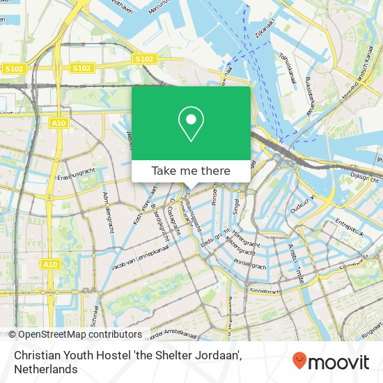 Christian Youth Hostel 'the Shelter Jordaan' Karte