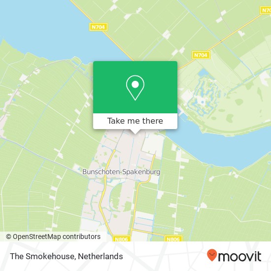 The Smokehouse, Kerkstraat 50 map