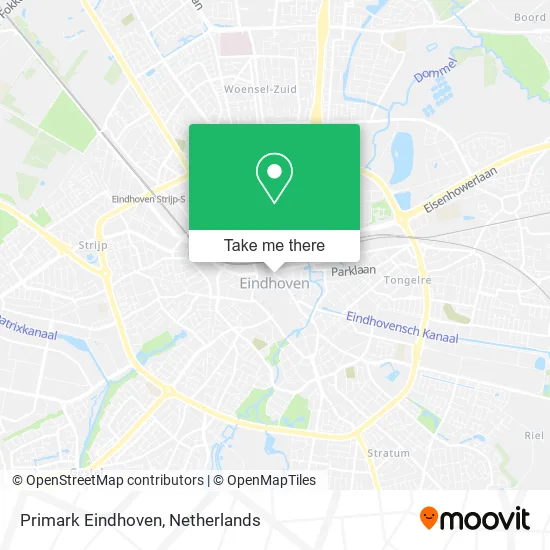 Primark Eindhoven map