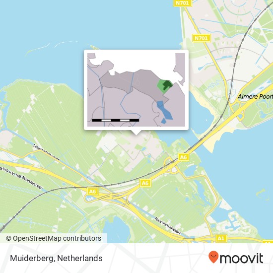 Muiderberg map