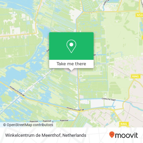 Winkelcentrum de Meenthof map
