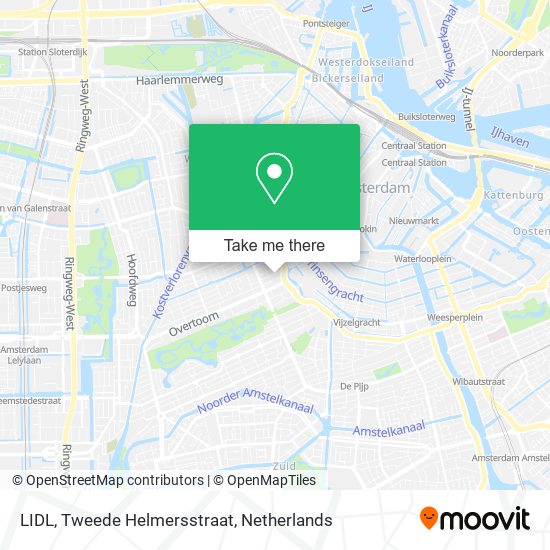 LIDL, Tweede Helmersstraat map