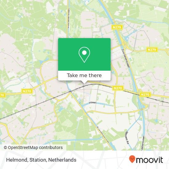 Helmond, Station map