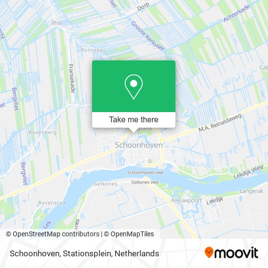 Schoonhoven, Stationsplein map