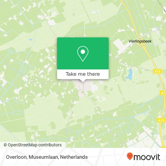 Overloon, Museumlaan map