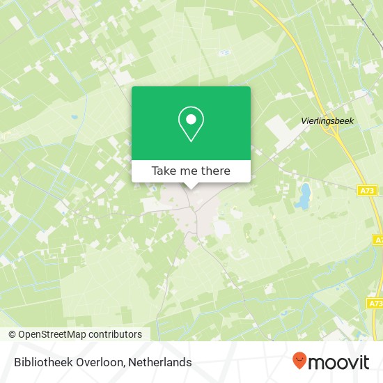 Bibliotheek Overloon map