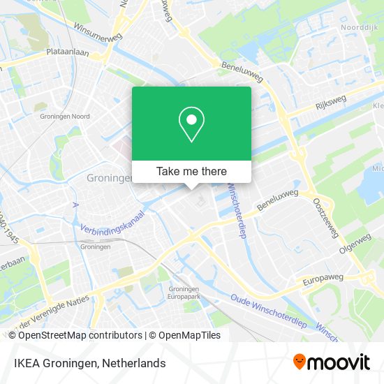 IKEA Groningen map