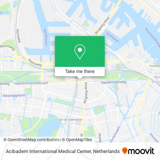 Acibadem International Medical Center map