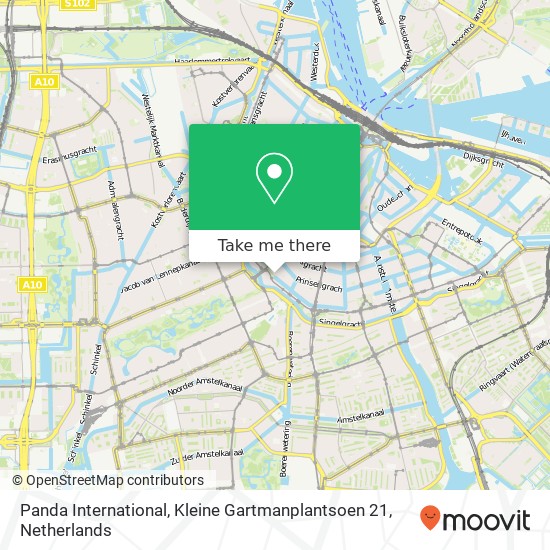 Panda International, Kleine Gartmanplantsoen 21 map