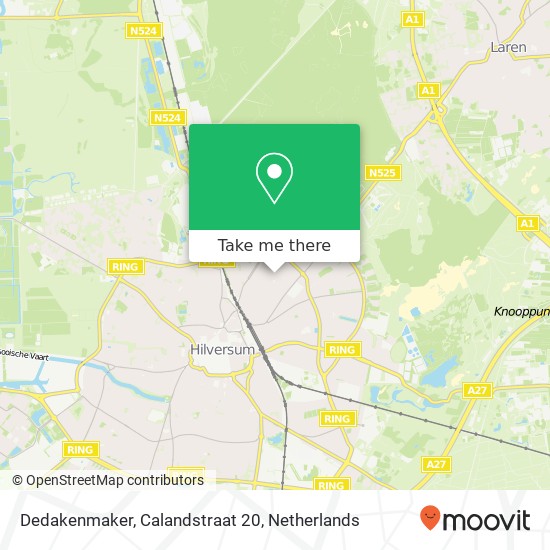 Dedakenmaker, Calandstraat 20 map