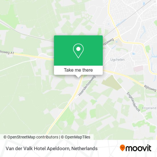 Van der Valk Hotel Apeldoorn map