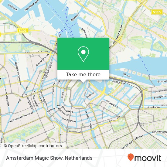 Amsterdam Magic Show map