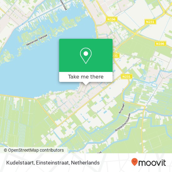 Kudelstaart, Einsteinstraat map