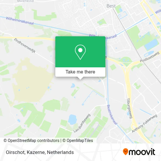 Oirschot, Kazerne map