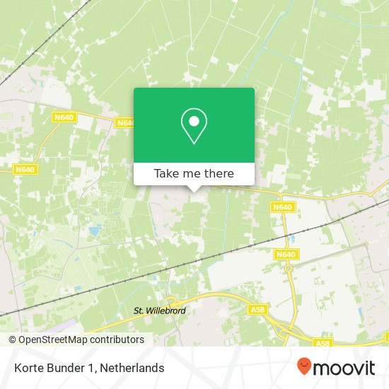 Korte Bunder 1 map