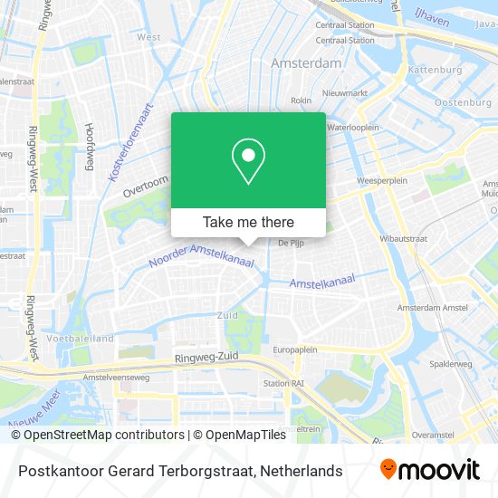 Postkantoor Gerard Terborgstraat map