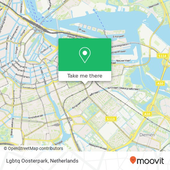 Lgbtq Oosterpark map